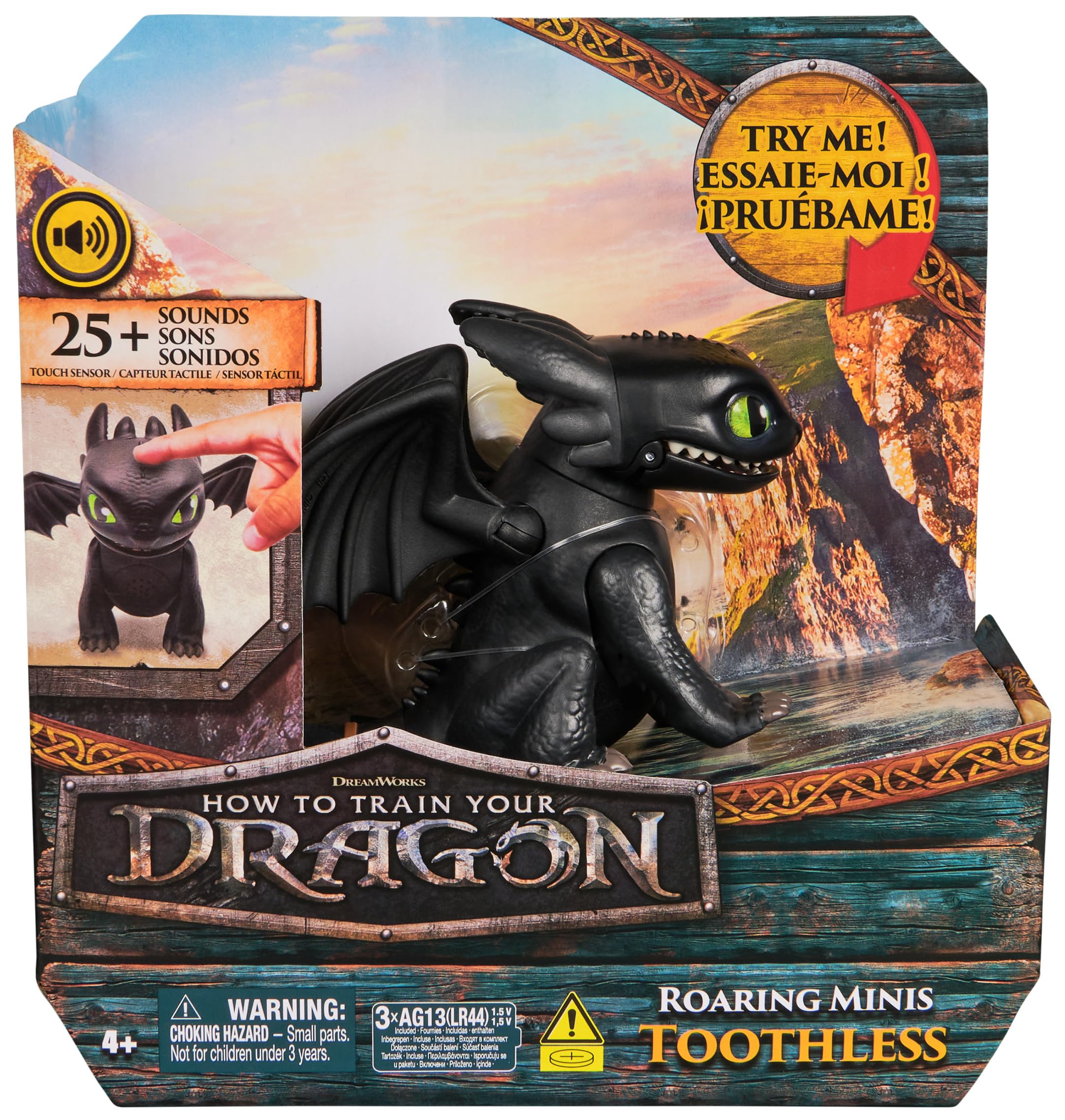 【wing_hub】3点まとめ売　トルネタグ　トランプ　ミニデーモン DreamWorks Dragons: The Nine Realms Tom + Thunder Action Figure